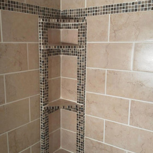 Sample Shower installation by Rockford Tile. Quality installations serving West Michigan.